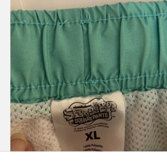 Mens swim trunks swimsuit sponge Bob nickelodeon - Picture 3 of 6
